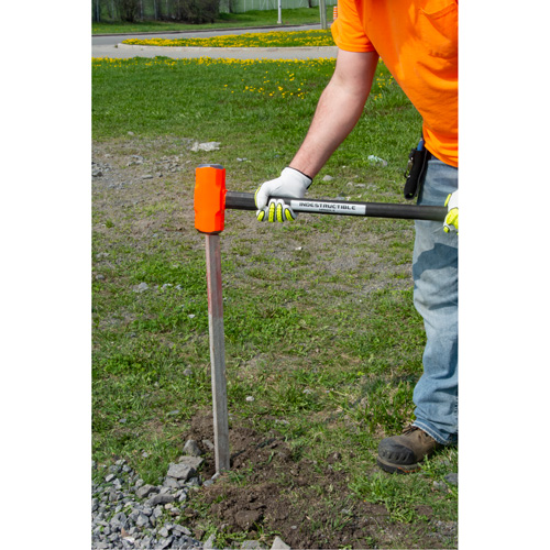 Indestructible Sledge Hammer, 6 lbs., 24", Fibreglass Handle Fastek