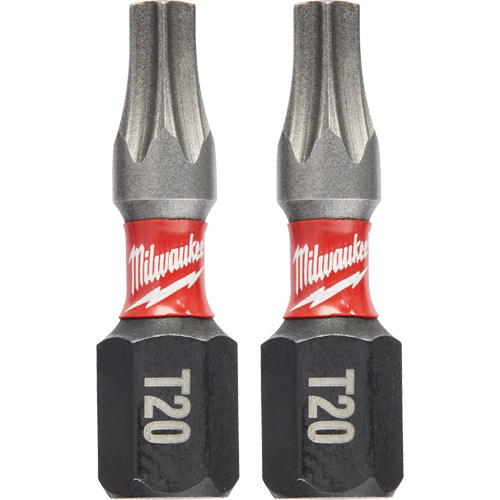 Forets &agrave; chocs Shockwave, Torx, T-20, Prise 1/4" Fastek