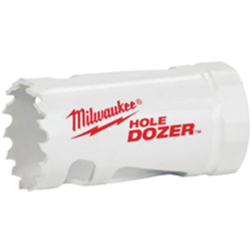 Scie-cloche Hole Dozer avec arbre, 1-1/8", Profondeur de la coupe 1-5/8", Bim&eacute;tal Fastek