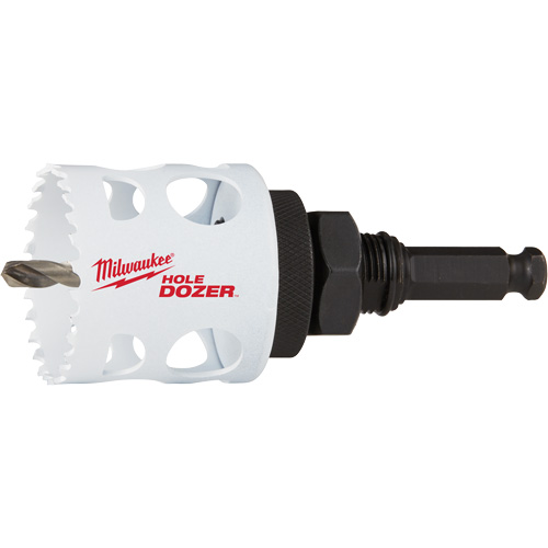 Hole Dozer Hole Saw with Arbor, 2", 1-5/8" Depth of Cut, Bi-Metal Fastek