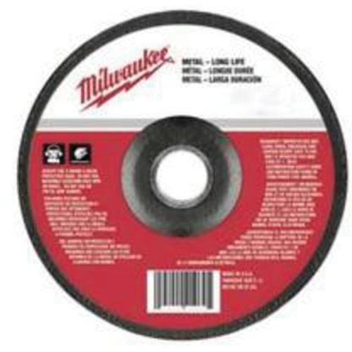 Grinding Wheel, 6" x 1/4", 5/8"-11 Arbor, Aluminum Oxide, Type 27 Fastek