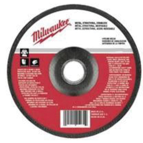 Grinding Wheel, 6" x 1/8", 5/8"-11 Arbor, Aluminum Oxide, Type 27 Fastek