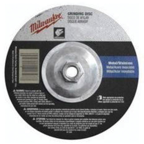 Grinding Wheel, 7" x 1/4", 5/8"-11 Arbor, Aluminum Oxide, Type 27 Fastek