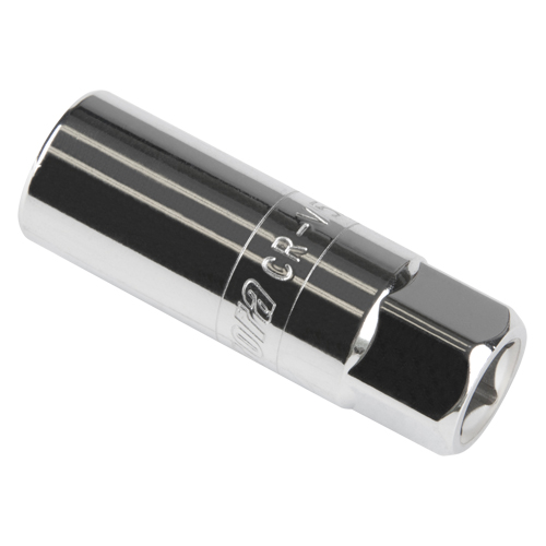 Spark Plug Socket Wrench, 3/8" Drive, 5/8" Socket, 2-9/16" L Fastek