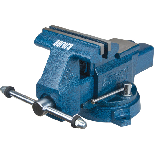 Utility Workshop Vise, 6" Jaw Width, 3-4/10" Throat Depth Fastek