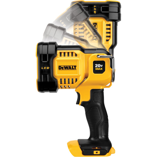 Max Cordless Jobsite Spotlight, LED, 1000 Lumens, Rechargeable Batteries Fastek