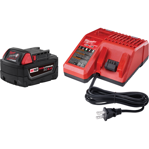 M18 Redlithium XC 5.0 System Starter Kit, 18 V, Lithium-Ion Fastek