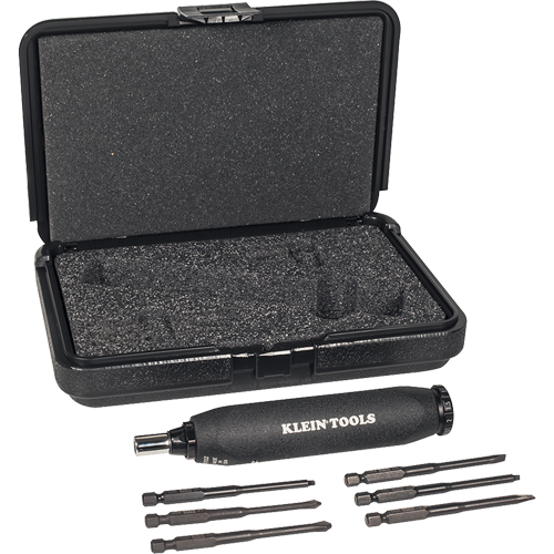 Torque Screwdriver Set, 5 - 40 in. lbs. Torque Range, 5" Length Fastek