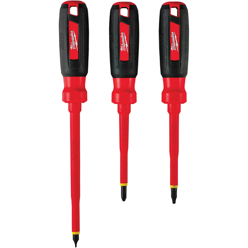 Insulated Screwdriver Kit, 1000 V, 3 Pcs Fastek