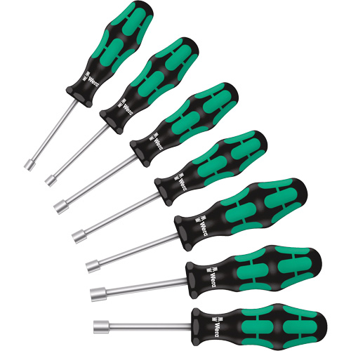 395 Series Nut Driver Set, 7 Pcs., Non Magnetic, Metric Fastek