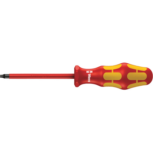 160 iS VDE Insulated Square point screwdriver, #2 Tip, Round, 12" L, Plastic Handle Fastek