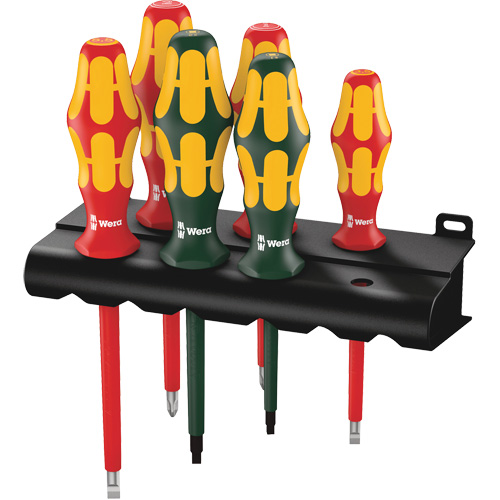 160 i / 168 i /6 VDE Insulated Screwdriver Set, 1000 V, 6 Pcs Fastek