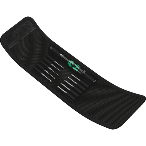 Micro Series Interchangeable Screwdriver Blade Set with Pouch, 11 Pcs. Fastek