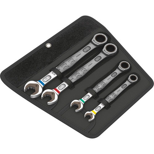 Joker Wrench Set, Combination, 4 Pieces, Metric Fastek
