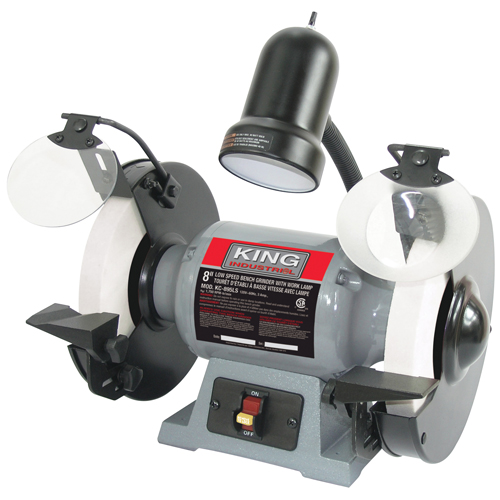 Bench Grinder, 8" Wheel Diameter, 1/2 HP, 1750 RPM Fastek