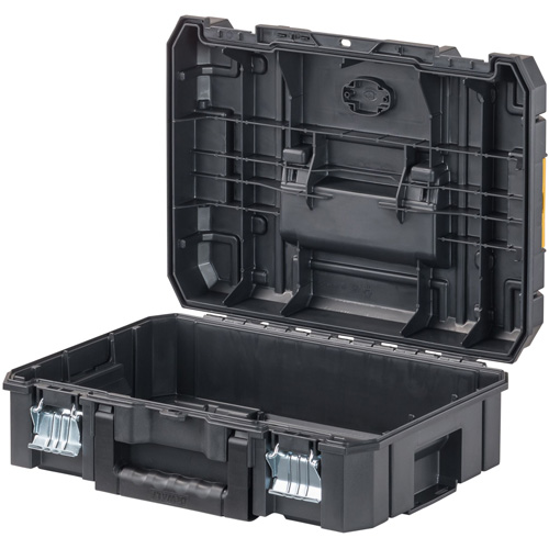 TSTAK&reg; II Tool Box with Flat Top, 17-1/4" x 13" x 6-3/8", Black Fastek
