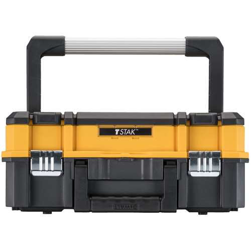 TSTAK&reg; I Tool Box with Long Handle, 17-1/4" x 13" x 6-3/8", Black Fastek