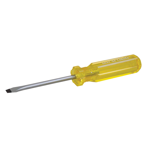 Tournevis &agrave; fente, 1/2", 16-3/4" lo, Prise Plastique Fastek