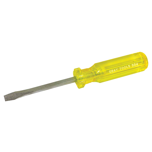 Tournevis fendu, 1/4", 8-1/4" lo, Prise Plastique Fastek