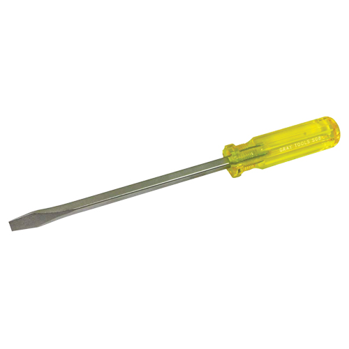 Slotted Screwdriver, 3/8", 12-1/2" L, Plastic Handle Fastek