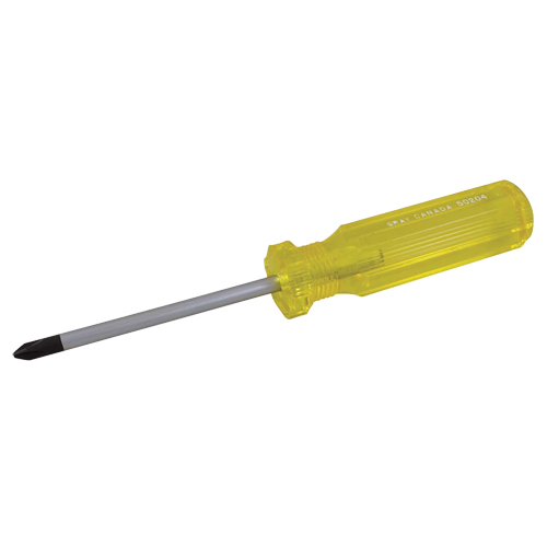 Phillips Screwdriver, #0, 5-5/16" L, Plastic Handle Fastek