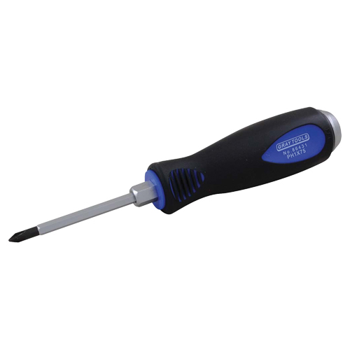 Phillips Screwdriver, #0, 6-3/8" L, Cushion Grip Handle Fastek