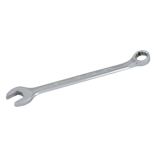 Combination Wrench, 12 Point, 10 mm, Chrome Finish Fastek