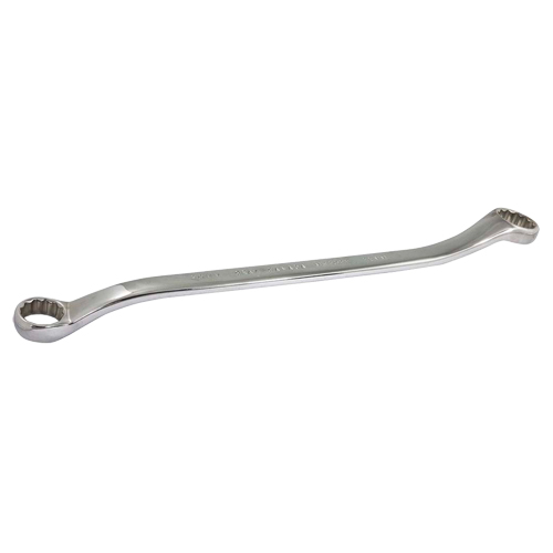 Box End Wrench, 12 Point, 20 mm x 22 mm, 15° Offset, Chrome Finish Fastek