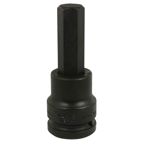Impact Bit Socket, Hex, 19 mm x 3/4" Drive Fastek