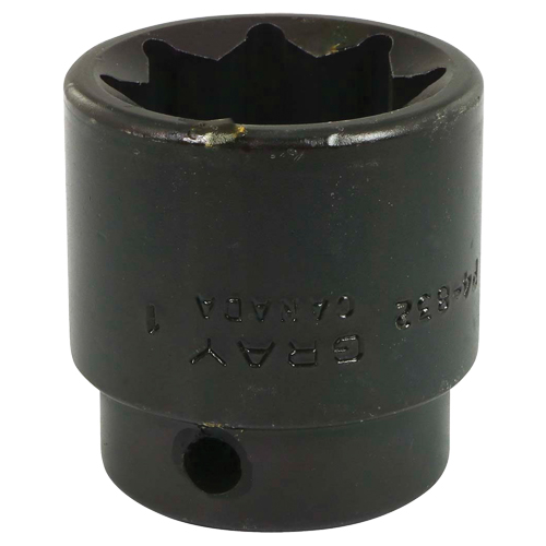 Socket, Impact, 1", 1/2" Drive, 8 Points Fastek