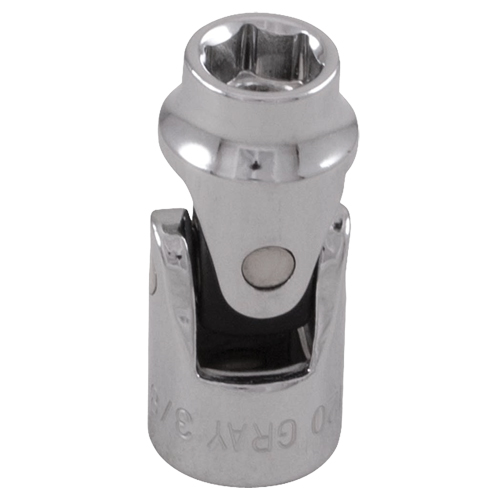 Universal Joint Socket , 3/8" Drive, 6 Points Fastek