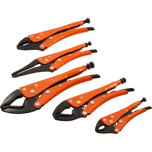 Locking Plier Set, 5 Pieces Fastek