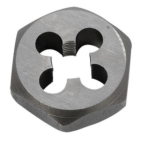 Hex Rethreading Die Nut, 1"/1-1/16" Dia., 1/8"-27 Thread, Carbon Steel/Chromium Steel Fastek