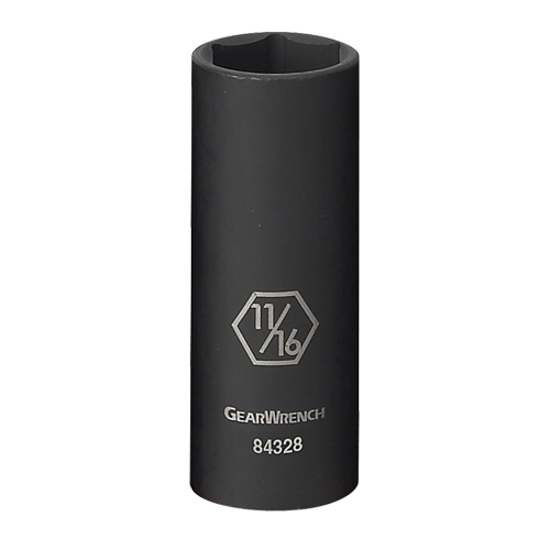 Douille, Chocs, 5/16", Prise 3/8", 6 pans, Profond Fastek