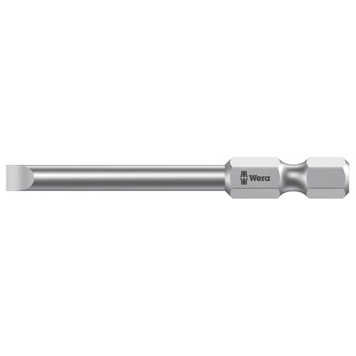 M&egrave;che pour tournevis &eacute;lectrique, Fente, Embout 3 mm, Prise 1/4", Longueur 2-3/4" Fastek