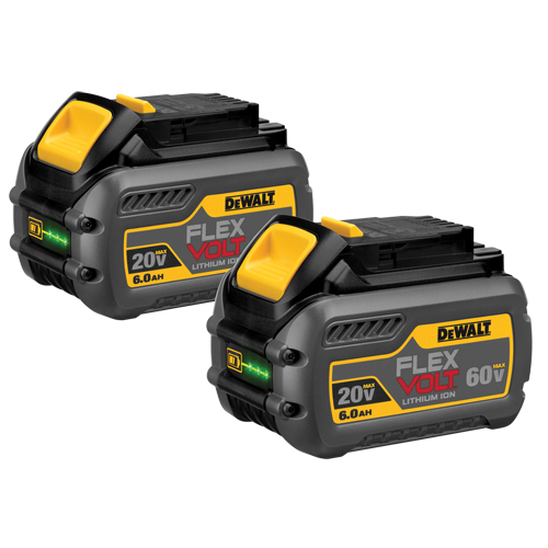 Blocs-piles FlexVolt, Lithium-ion, 60 V, 6 A Fastek