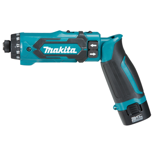 Cordless Drill/Driver Kit, Lithium-Ion, 7.2 V, 1/4" Chuck, 71 in-lbs Torque Fastek