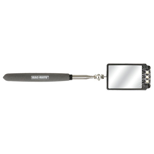 Inspection Mirror, Rectangular, 2-3/4" L x 1-7/8" W, Telescopic Fastek