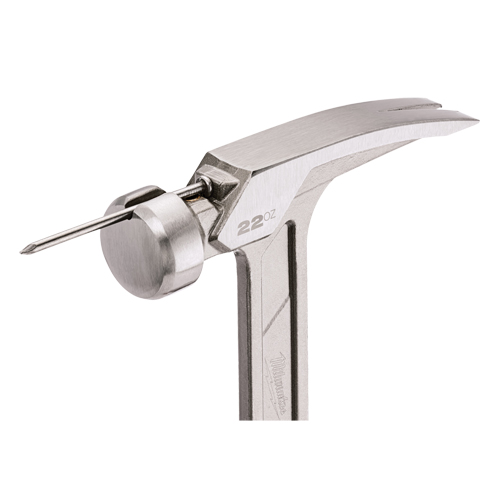 Smooth Face Framing Hammer, 22 oz., Solid Steel Handle, 15" L Fastek