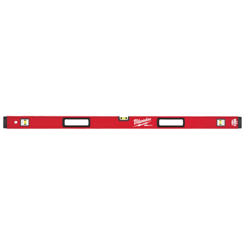 Redstick Level, Box, 4' L, Steel, 3, Non-Magnetic Fastek