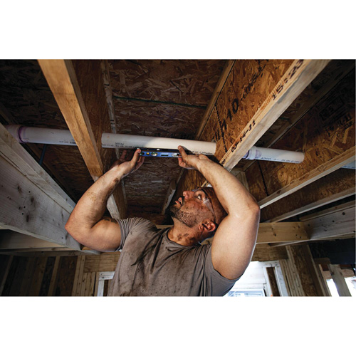 Niveau torpille robuste de s&eacute;rie 250, 9" lo, Aluminium, 4 fioles, Magn&eacute;tique Fastek