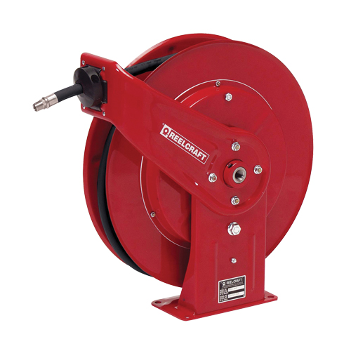 Hose Reel, Air/Water, 1/2" x 50', Single Hose, 300 psi Fastek