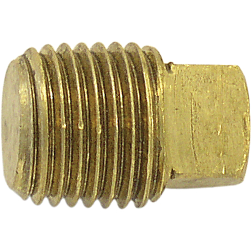 Pipe Plugs (Square Head), 1/2" Dia., Brass Fastek