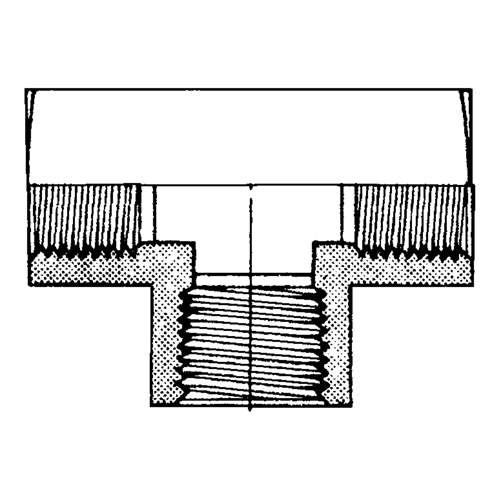 Raccord En T&eacute; Femelle, Laiton, 1/8" Fastek