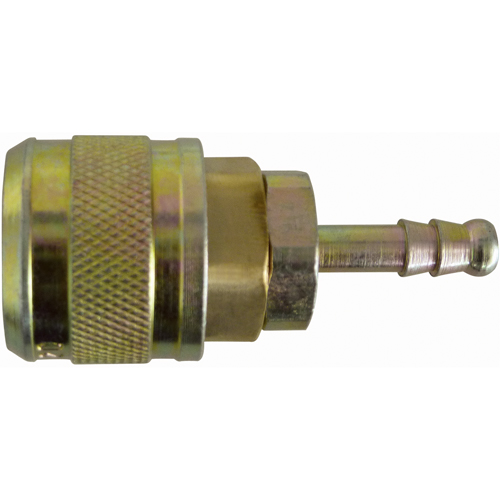 Automax 3/8" Hose Barb Quick Coupler, Brass Fastek