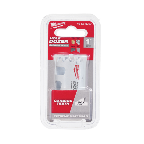 Hole Dozer with Carbide Teeth, 1", 1-3/5" Depth of Cut, Carbide Fastek