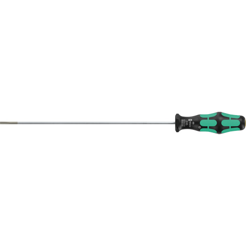 Slotted Screwdriver, 1/8" Tip, 8" L, Cushion Grip Handle Fastek