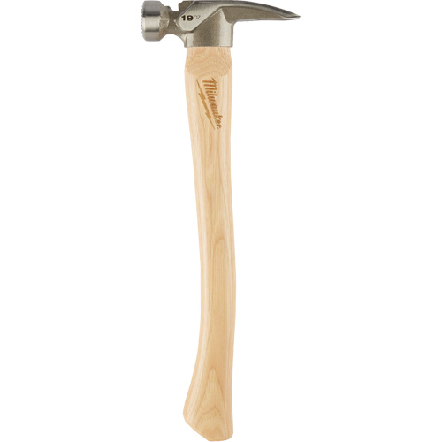 Marteau de charpente &agrave; face usin&eacute;e, 19 oz., Prise en Bois, 16" lo Fastek
