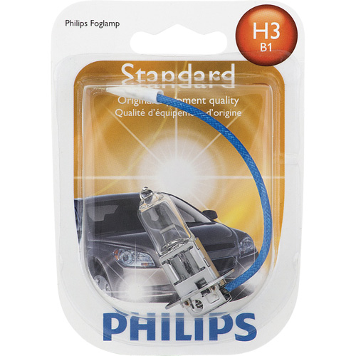 Standard Headlight Bulb, Halogen, 55, White Fastek