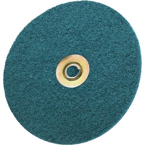 Disque de conditionnement de surface Scotch-Brite, 4-1/2" dia., Grain Moyen, Oxyde d'aluminium Fastek